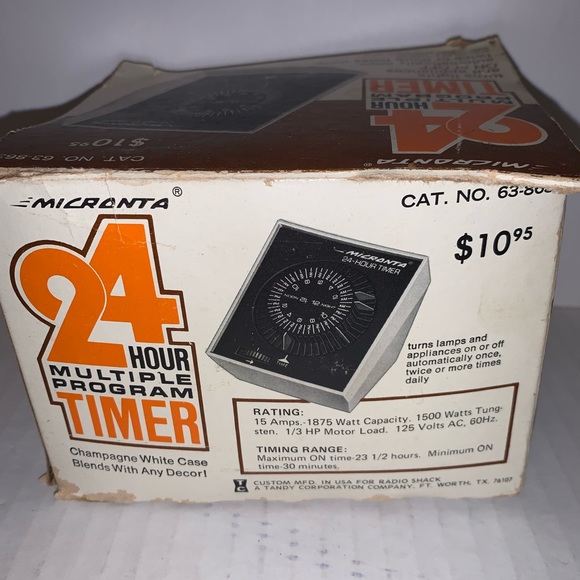 Micronta 24-Hour Multiple Program Timer - Picture 4 of 10